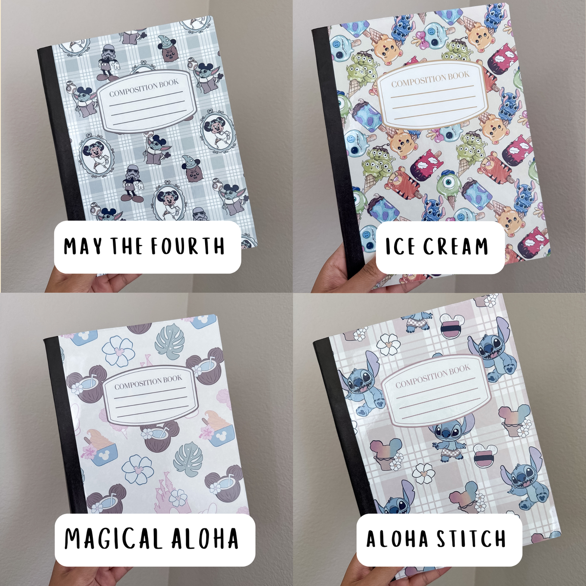 Magical Park Inspired Composition Notebooks