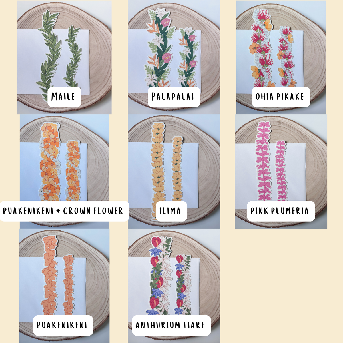 Lei Strand Sticker