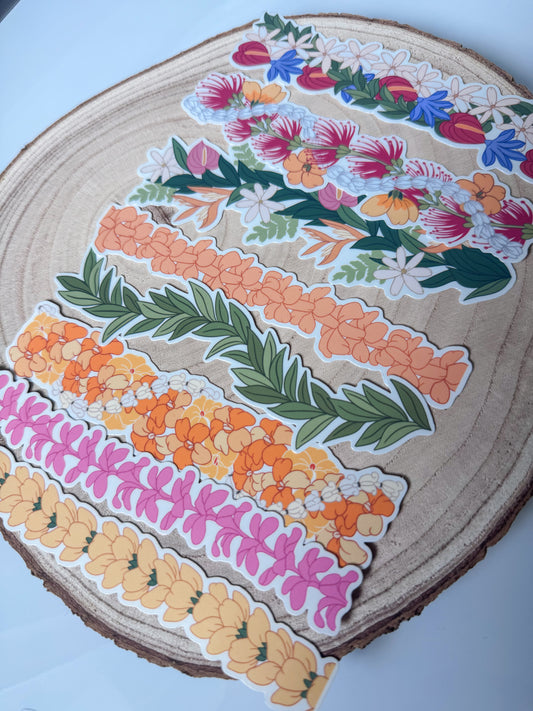 Lei Strand Sticker