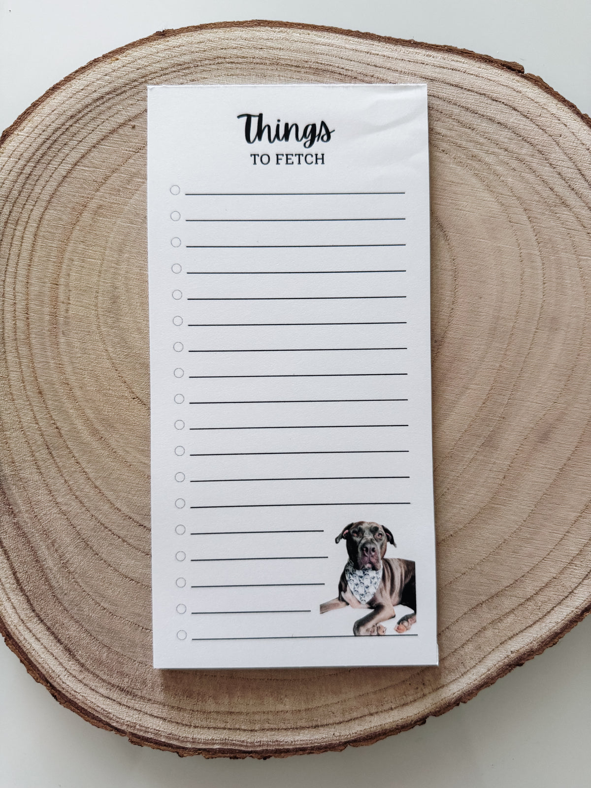 Custom Dog Notepads - Grocery List, Notes